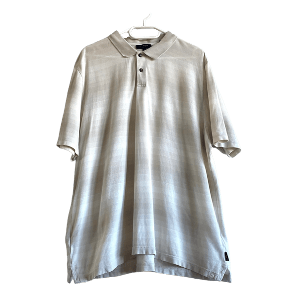 Ted Baker London Men’s 3XL Size 7 Beige 100% Cotton Pique Polo Shirt
