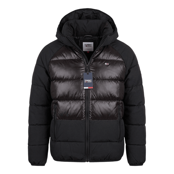 Black Tommy Jeans puffer jacket