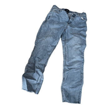Blue denim jeans