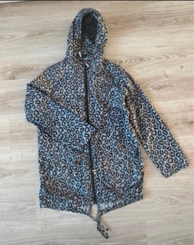 Leopard print windbreaker