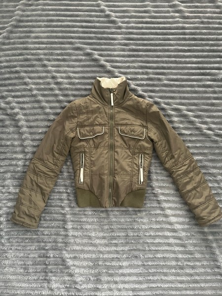 Khaki quilted jacket