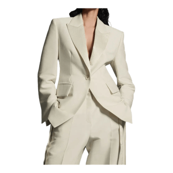 Cream tailored blazer
