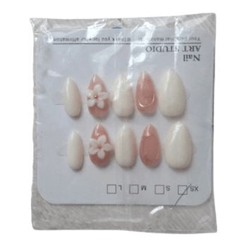 Floral press on nails