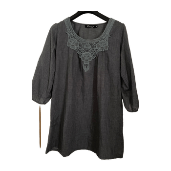 Cerise blue tunika blouse