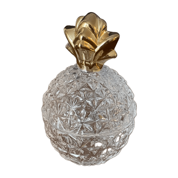 Cute Pineapple Glass Jar