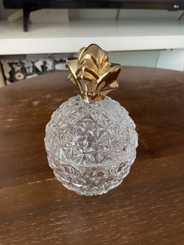 Cute Pineapple Glass Jar