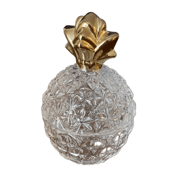 Cute Pineapple Glass Jar