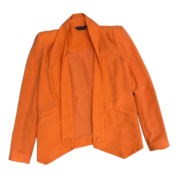 Orange blazer