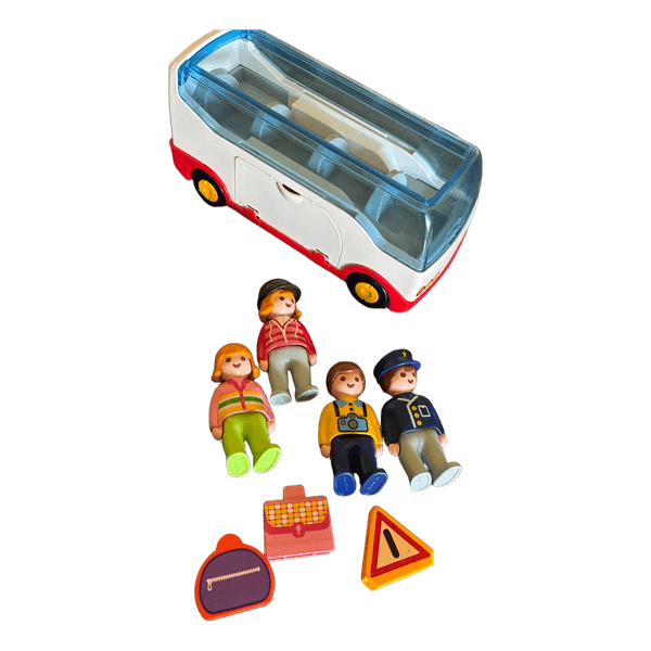 Playmobil 1.2.3 bus med figurer