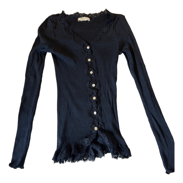 Rosemunde cardigan med blonder