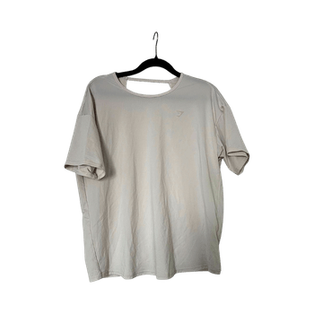 Beige loose fit workout t-shirt gymshark