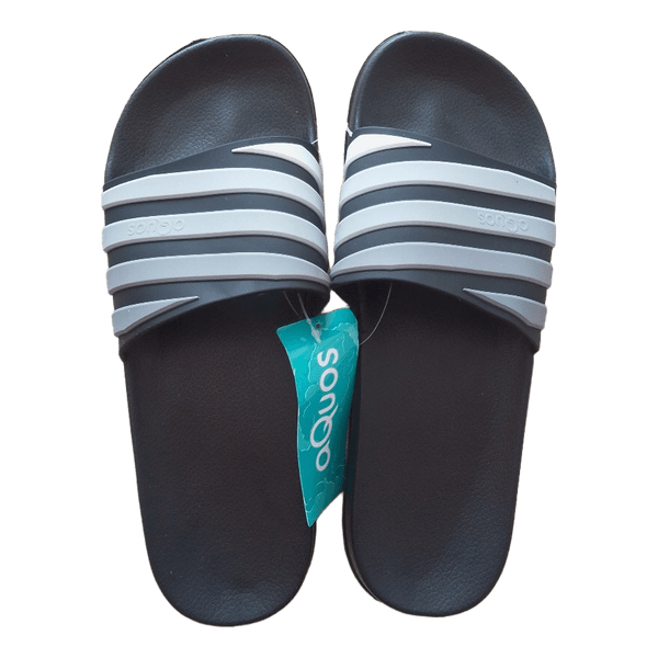 Aquos black grey slides