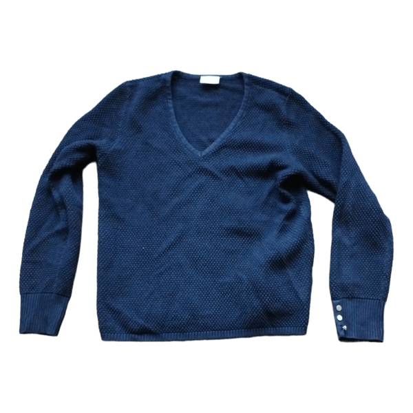 Vila black V-neck sweater