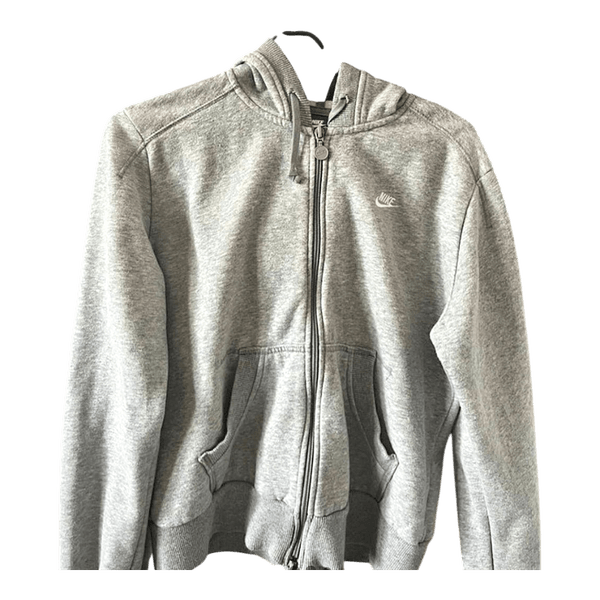 Nike grey zip hoodie