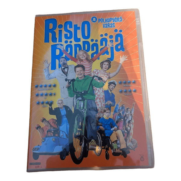 Risto Räppääjä & polkupyörävaras DVD