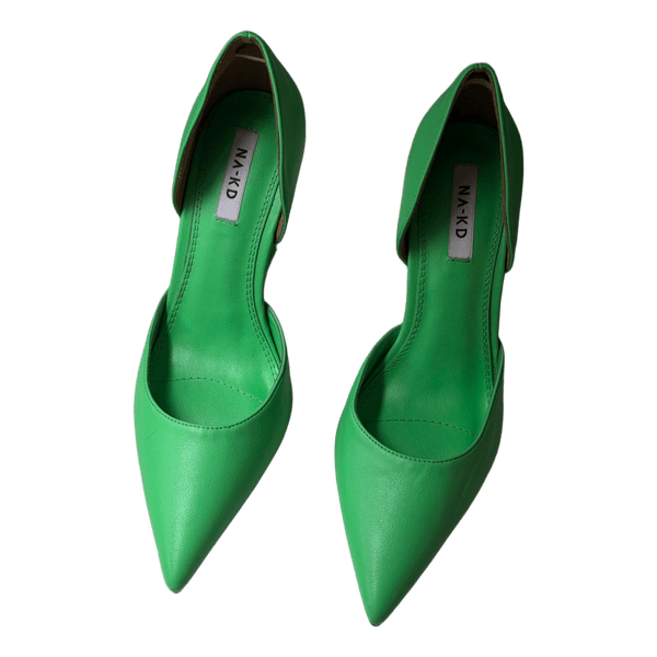 Green NA-KD heels