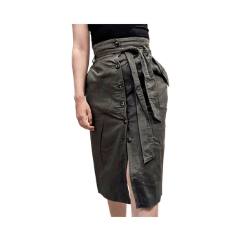 H&m military skirt