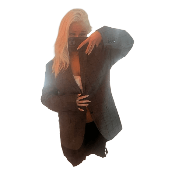 Smuk blazer skjorte
