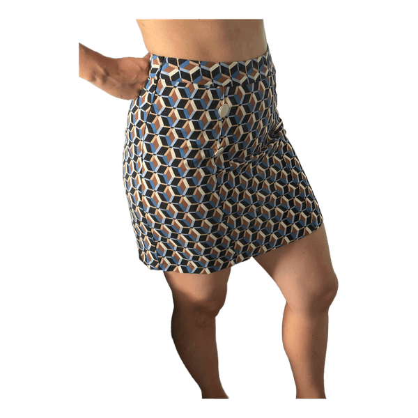 Kuviollinen minihame