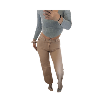 beige suorat farkut