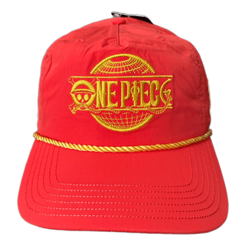 Red orange One Piece cap