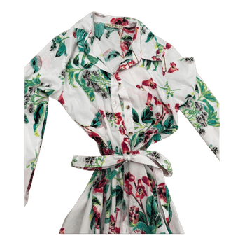 Floral print midi dress