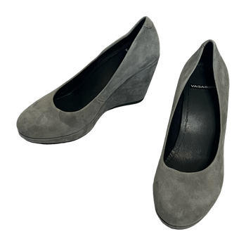 Vagabond Gray Wedge Heel Shoes 37