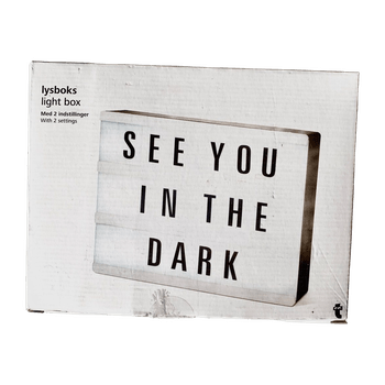 Valotaulu / light box accessory