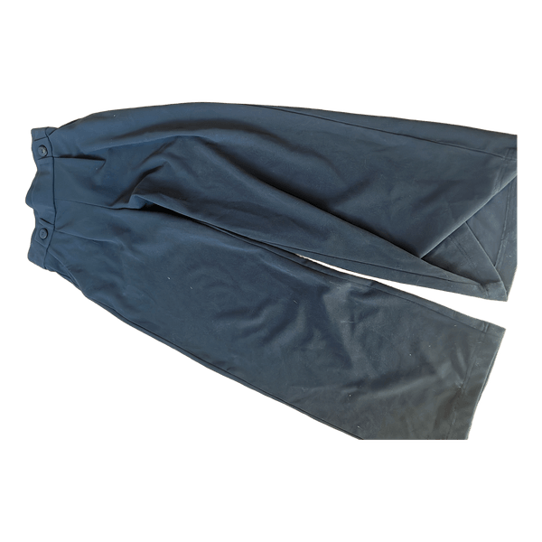 Sorte wide-leg bukser