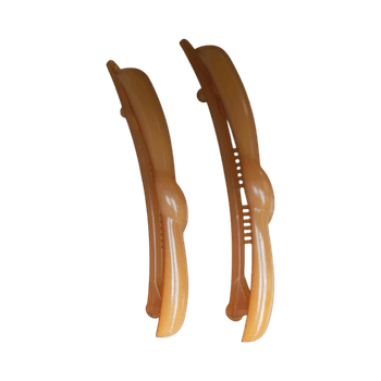beige hiusklipsit, 2 kpl kasaripinnit