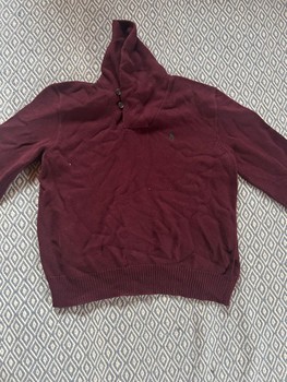 Viininpunainen Ralph Lauren neule