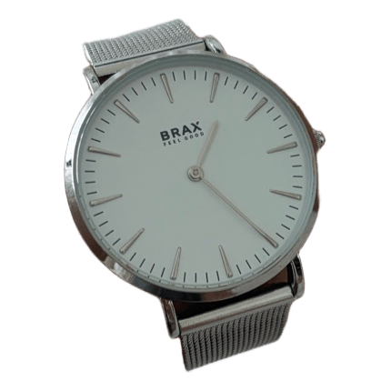 Brax silver mesh watch