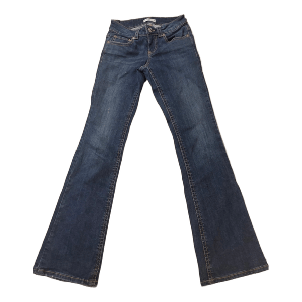 Blå denim jeans