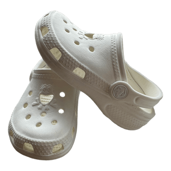White Coqui clogs 28/29