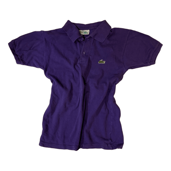 Lacoste purple polo shirt