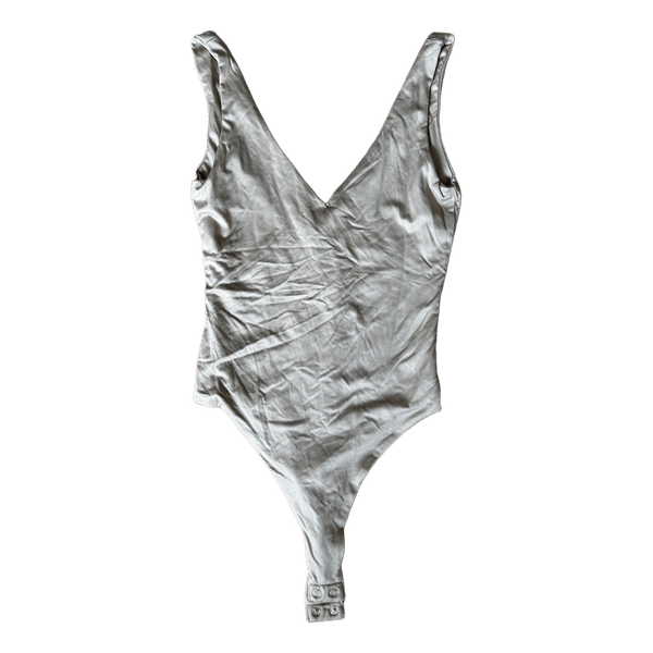 Beige Forever 21 bodysuit