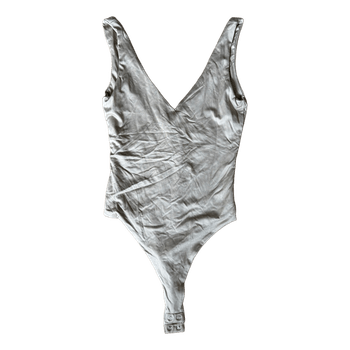 Beige Forever 21 bodysuit