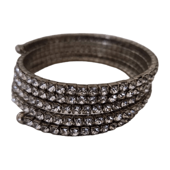Adjustable rhinestone bracelet