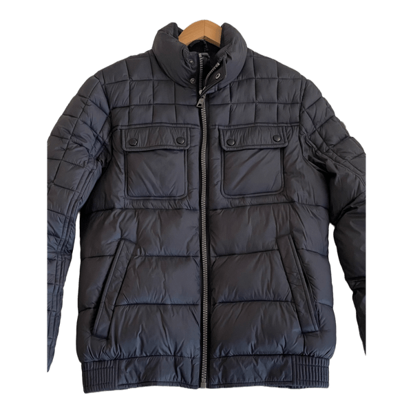 Black puffer jacket