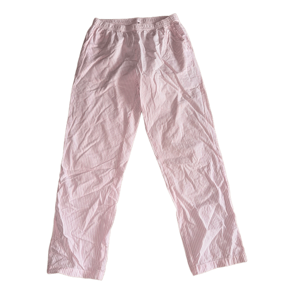 Lyserøde stribede pyjamasbukser