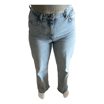 Light blue straight jeans