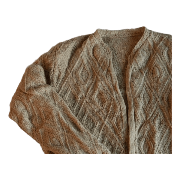 Beige neulejakku