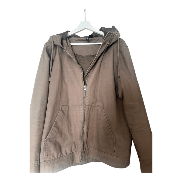 Khaki vetoketjutakki