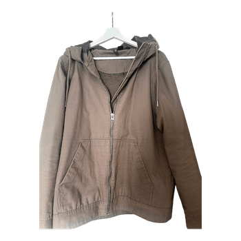 Khaki vetoketjutakki