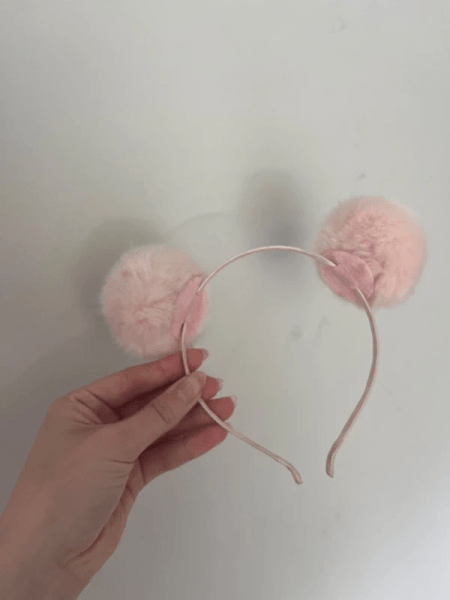 Cute pink headband