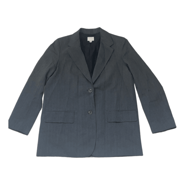 Grå stribet blazer
