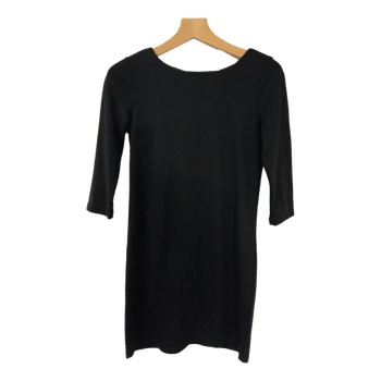 Black mini dress