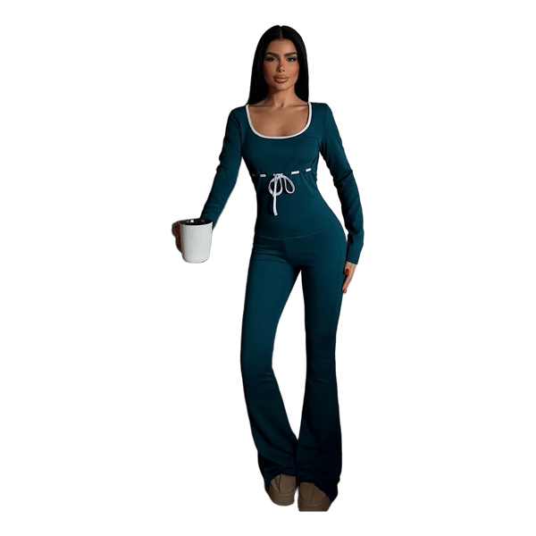 Dark green jumpsuit