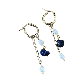 Korvakorut lapis lazuli