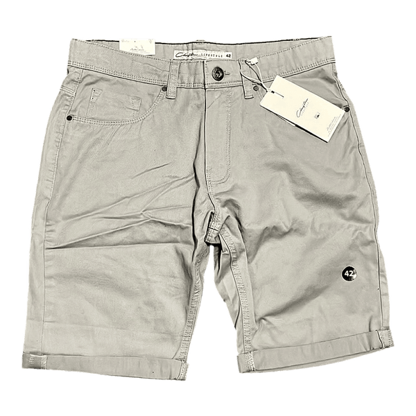 Grey denim shorts